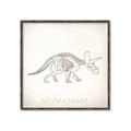 Picture of Learning Triceratops _GroupedProduct_Square_Canvas_Framed_