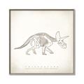 Picture of Learning Triceratops _GroupedProduct_Square_Canvas_Framed_