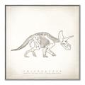 Picture of Learning Triceratops _GroupedProduct_Square_Canvas_Framed_