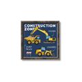 Picture of Construction Zone Trucks  _GroupedProduct_Square_Canvas_Framed_