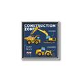Picture of Construction Zone Trucks  _GroupedProduct_Square_Canvas_Framed_
