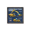 Picture of Construction Zone Trucks  _GroupedProduct_Square_Canvas_Framed_