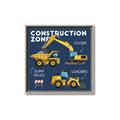 Picture of Construction Zone Trucks  _GroupedProduct_Square_Canvas_Framed_