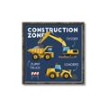 Picture of Construction Zone Trucks  _GroupedProduct_Square_Canvas_Framed_
