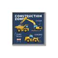Picture of Construction Zone Trucks  _GroupedProduct_Square_Canvas_Framed_
