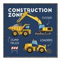 Picture of Construction Zone Trucks  _GroupedProduct_Square_Canvas_Framed_