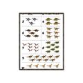 Picture of Dino Number Chart I _GroupedProduct_Rectangle_Portrait_Canvas_Framed_