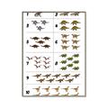 Picture of Dino Number Chart I _GroupedProduct_Rectangle_Portrait_Canvas_Framed_