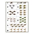 Picture of Dino Number Chart I _GroupedProduct_Rectangle_Portrait_Canvas_Framed_
