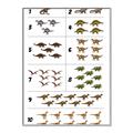 Picture of Dino Number Chart I _GroupedProduct_Rectangle_Portrait_Canvas_Framed_