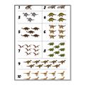Picture of Dino Number Chart I _GroupedProduct_Rectangle_Portrait_Canvas_Framed_
