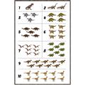 Picture of Dino Number Chart I _GroupedProduct_Rectangle_Portrait_Canvas_Framed_