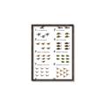 Picture of Dino Number Chart II  _GroupedProduct_Rectangle_Portrait_Canvas_Framed_