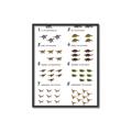 Picture of Dino Number Chart II  _GroupedProduct_Rectangle_Portrait_Canvas_Framed_