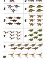 Picture of Dino Number Chart I _GroupedProduct_Rectangle_Portrait_Unframed_Print_Only_