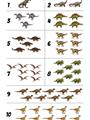 Picture of Dino Number Chart I _GroupedProduct_Rectangle_Portrait_Unframed_Print_Only_