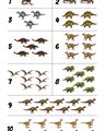 Picture of Dino Number Chart I _GroupedProduct_Rectangle_Portrait_Unframed_Print_Only_