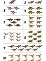 Picture of Dino Number Chart I _GroupedProduct_Rectangle_Portrait_Unframed_Print_Only_