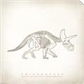 Picture of Learning Triceratops _GroupedProduct_Square_Unframed_Print_Only_