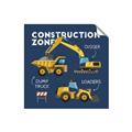 Picture of Construction Zone Trucks  _GroupedProduct_Square_Unframed_Print_Only_