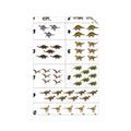 Picture of Dino Number Chart I _GroupedProduct_Rectangle_Portrait_Unframed_Print_Only_