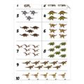 Picture of Dino Number Chart I _GroupedProduct_Rectangle_Portrait_Unframed_Print_Only_