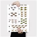 Picture of Dino Number Chart I _GroupedProduct_Rectangle_Portrait_Canvas_