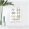 Picture of Dino Number Chart I _GroupedProduct_Rectangle_Portrait_Canvas_