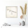 Picture of Learning T-Rex _GroupedProduct_Square_Canvas_Framed_