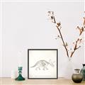 Picture of Learning Triceratops _GroupedProduct_Square_Canvas_Framed_