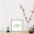 Picture of Learning Triceratops _GroupedProduct_Square_Canvas_Framed_