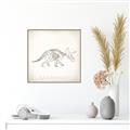 Picture of Learning Triceratops _GroupedProduct_Square_Canvas_Framed_