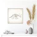 Picture of Learning Triceratops _GroupedProduct_Square_Canvas_Framed_