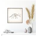 Picture of Learning Triceratops _GroupedProduct_Square_Canvas_Framed_