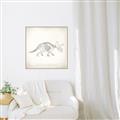 Picture of Learning Triceratops _GroupedProduct_Square_Canvas_Framed_