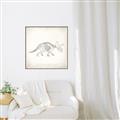 Picture of Learning Triceratops _GroupedProduct_Square_Canvas_Framed_