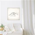 Picture of Learning Triceratops _GroupedProduct_Square_Canvas_Framed_