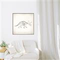 Picture of Learning Triceratops _GroupedProduct_Square_Canvas_Framed_