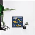 Picture of Construction Zone Trucks  _GroupedProduct_Square_Canvas_Framed_