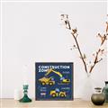 Picture of Construction Zone Trucks  _GroupedProduct_Square_Canvas_Framed_