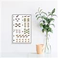 Picture of Dino Number Chart I _GroupedProduct_Rectangle_Portrait_Canvas_Framed_