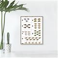 Picture of Dino Number Chart I _GroupedProduct_Rectangle_Portrait_Canvas_Framed_