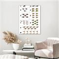 Picture of Dino Number Chart I _GroupedProduct_Rectangle_Portrait_Canvas_Framed_