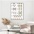 Picture of Dino Number Chart I _GroupedProduct_Rectangle_Portrait_Canvas_Framed_