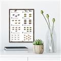 Picture of Dino Number Chart II  _GroupedProduct_Rectangle_Portrait_Canvas_Framed_