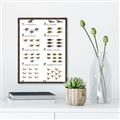 Picture of Dino Number Chart II  _GroupedProduct_Rectangle_Portrait_Canvas_Framed_