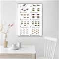 Picture of Dino Number Chart II  _GroupedProduct_Rectangle_Portrait_Canvas_Framed_