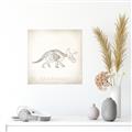 Picture of Learning Triceratops _GroupedProduct_Square_Unframed_Print_Only_