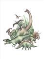 Picture of Wild Dinosaurs _GroupedProduct_Rectangle_Portrait_Unframed_Print_Only_