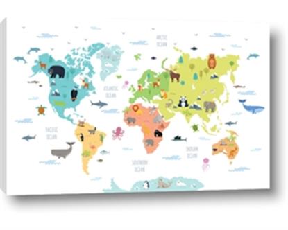 Picture of Map with Animals